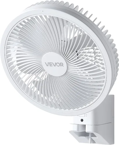 Vista 9 de VEVOR Ventilador de montaje en pared de 8.5 pulgadas, ventilador colgante