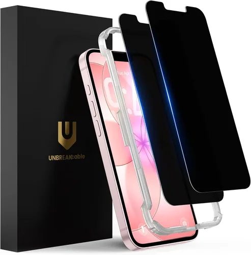 Vista 20 de UNBREAKcable Paquete de 2 protectores de pantalla de privacidad para iPhone 11 Pro Max/Xs Max, vidrio templado inastillable
