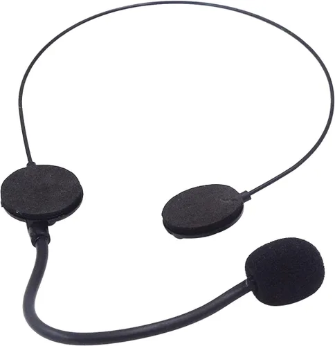 Vista 7 de Auriculares falsos para cantante para cosplay, disfraz de Rockstar, accesorios de cosplay para hombres y mujeres, auriculares de cantante