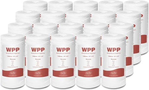 Vista 12 de SimPure - Cartucho de filtro de agua para sedimentos y heridas de 5 micras, 20 x 4.5 pulgadas, repuesto para agua de pozo de sedimentos para toda
