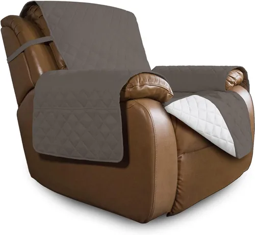 Vista 328 de Easy-Going - Funda reversible para sofá, resistente al agua, con varillas de espuma y correas elásticas, protector de muebles para mascotas y perros