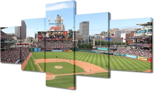 Vista 93 de Arte para pared, lienzo para estadio deportivo, arte para pared, diseño de campo de Wrigley en Chicago, pinturas de Chicago, impresiones sobre
