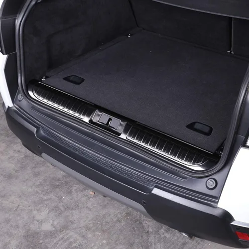 Vista 4 de YIWANG 304 - Protector de parachoques trasero de acero inoxidable para Land Rover Range Rover Sport 2014-2020, Negro