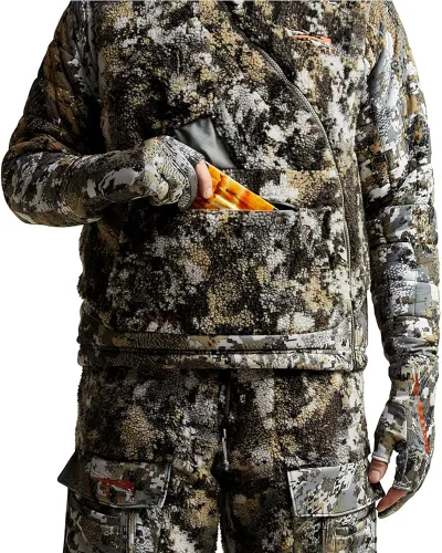Vista 6 de Sitka Optifade Elevated II - Chaleco de caza con aislamiento silencioso para hombre