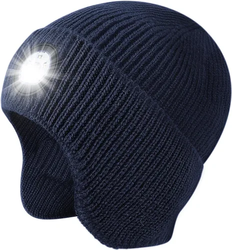 Vista 39 de Gorro Bluetooth con auriculares ligeros e inalámbricos, micrófono integrado y altavoces estéreo mejorados con música