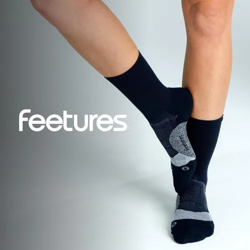 Vista 46 de Feetures Elite Ultra Light Cushion Mini Crew Sock - Calcetines deportivos con compresión dirigida