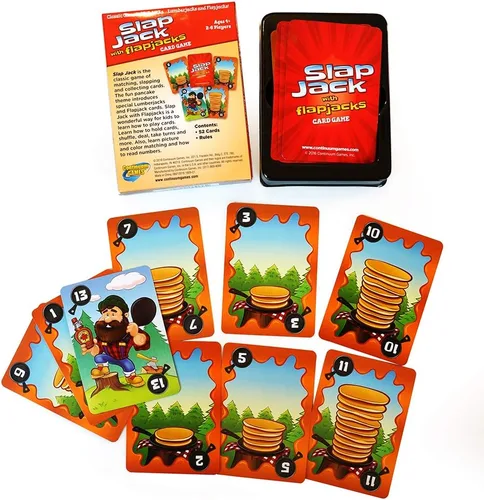 Vista 3 de Continuum Games Slap Jack Flap Jacks - Juego de cartas para niños a partir de 4 años