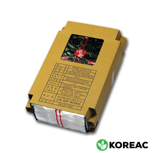 Vista 2 de KOREAC Myungga [100 hojas] Envolturas de algas marinas para bolas de arroz triangulares Onigiri_Hecho en Corea