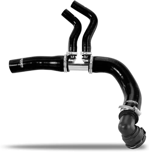 Vista 2 de Mishimoto MMHOSE-F35T-11BK Kit de manguera de radiador de silicona, compatible con Ford F-150 2011-2014 3.5L EcoBoost, color negro