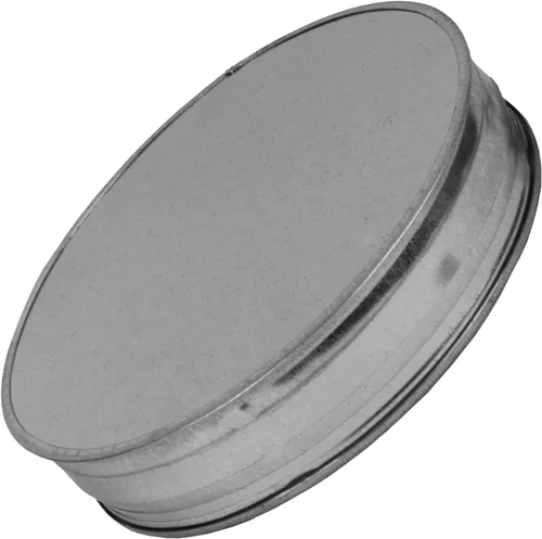 Vista 11 de Vent Systems Tapa de extremo de conducto de acero galvanizado de 4 pulgadas con junta de goma - Tapa de ventilación de secadora - Tapón redondo