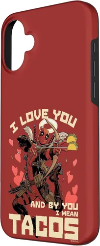 Vista 54 de Marvel Deadpool I Love You and by You I Mean Tacos - Carcasa para iPhone 17