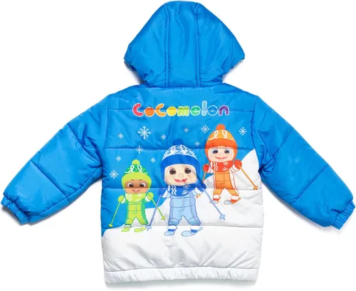 Vista 4 de CoComelon JJ Cody Nico - Abrigo de invierno de moda con cremallera para bebé