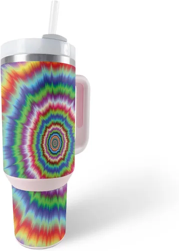 Vista 4 de MightySkins Skin - Vaso de vinilo compatible con Stanley The Quencher H2.0 FlowState de 40 onzas, Typhoon, protectora, duradera y única, fácil