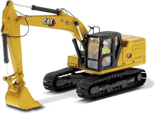 Vista 12 de Diecast Masters Excavadora hidráulica Caterpillar 335F L 1:50 Camiones para gatos y equipos de construcción de la serie High Line 85925