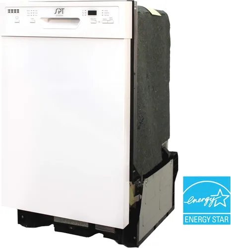 Vista 4 de SPT SD-9254WB Lavavajillas empotradas de 18″ de ancho con secado con calefacción, ENERGY STAR, 6 programas de lavado, 8 ajustes de lugar y bañera