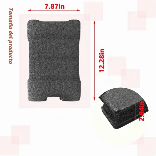 Vista 5 de Packout - Inserto de espuma 48-22-8435 se adapta a Milwauke Foam Packout Insert y caja de herramientas de espuma (2 piezas)