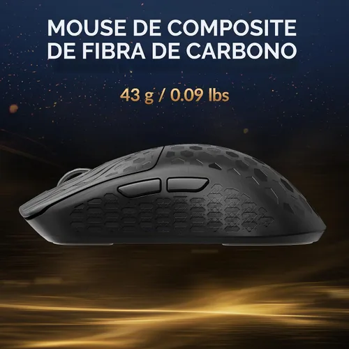 Vista 2 de Keychron Ratón inalámbrico G5 8K de 2,4 GHz y Bluetooth 5.3, 1.52 oz