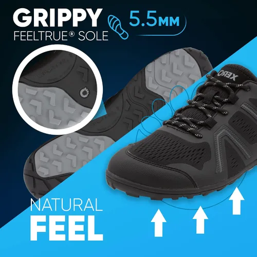 Vista 5 de Xero Shoes Tenis de correr Mesa Trail II para mujer, ligeros, descalzos