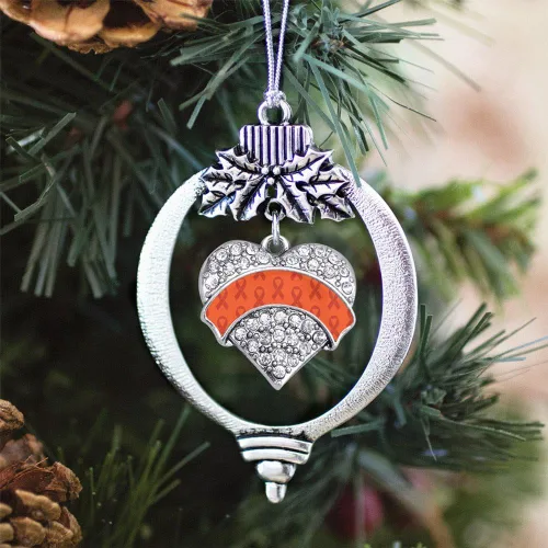 Vista 186 de Inspired Silver - Adorno con dije de hermana gemela - Adornos navideños de plata con circonitas cúbicas