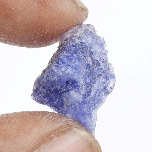Vista 4 de GEMHUB Zafiro azul natural de 11.00 ct con energía curativa certificada Mineral Rock Zafiro en bruto piedra preciosa FD-356, Gema, azul