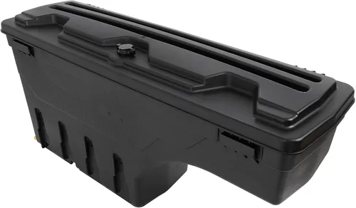 Vista 8 de CCIYU Caja de almacenamiento para caja de camioneta compatible con Toyota para TACOMA 2019-2020, tapa con cerradura lateral del pasajero, caja