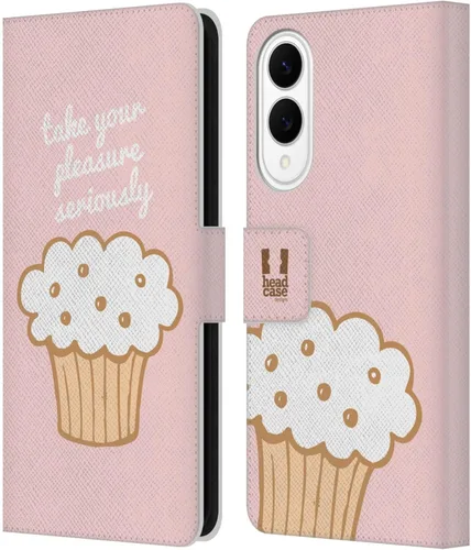 Vista 117 de Head Case Designs Assortment Cupcakes Happiness Leather Wallet Case Compatible with Samsung Galaxy A07 4G Surtido