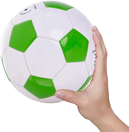 Vista 2 de Balón de fútbol tamaño 2 con bomba pequeña y aguja para entrenamiento en interiores y exteriores, práctica, sofá, escuela, regalo para niños