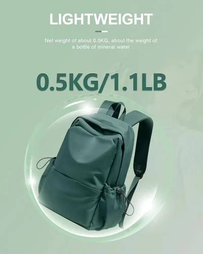 Vista 6 de Mochila para mujeres, hombres, escuela, estética, ligera, para la universidad, para niños y niñas, bolsa de libros, mochila casual para computadora