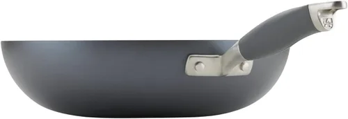 Vista 6 de Anolon Advanced - Utensilios de cocina antiadherentes anodizados duramente para el hogar - Woks (Wok abierto de 30,5 cm, Moonstone)
