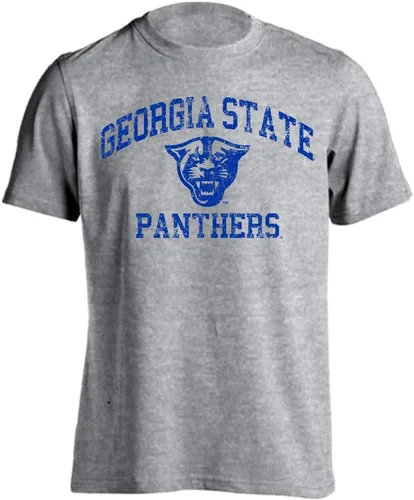 Vista 49 de Sport Your Gear NCAA Camiseta de manga corta retro con licencia oficial de aspecto desgastado para el día del juego, camiseta de espíritu deportivo
