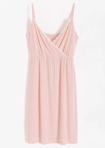 Vista 3 de Latuza Conjunto de camisón y bata de lactancia de viscosa para mujer