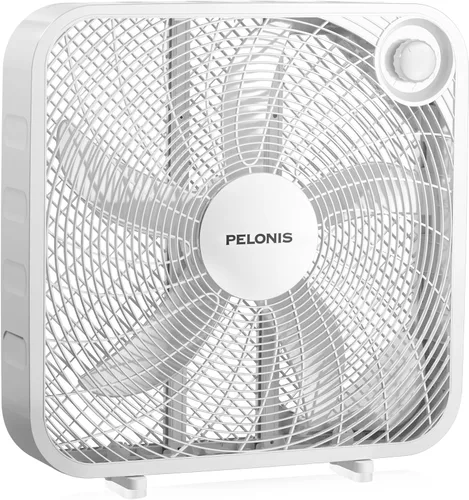 Vista 10 de PELONIS Ventilador de caja de 3 velocidades de 20 pulgadas para dormitorio Negro