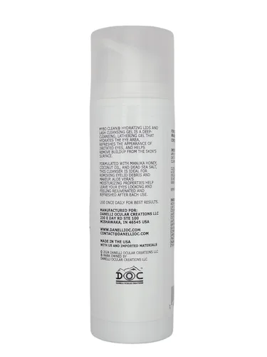 Vista 7 de Cápsulas hidratantes y gel limpiador de pestañas, miel de manuka UMF 16+, aloe vera, aceite de coco, sal del mar muerto, 1.69 onzas líquidas