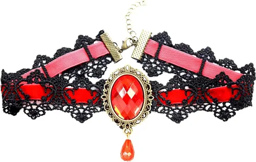 Vista 5 de Soyoekbt Disfraz de vampiro para niñas, disfraz de vampiro de Halloween