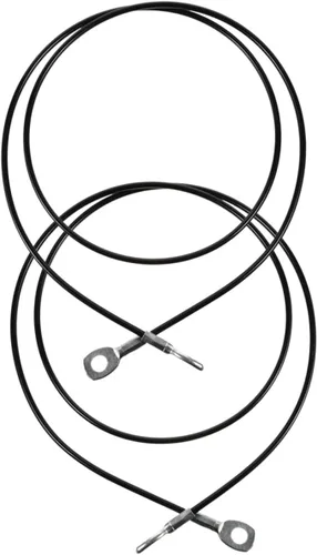 Vista 7 de KESYOO 2 piezas de 0.197 in de diámetro DIY Fitness Cuerda de alambre de acero recubierto de PU Cable de gimnasio para gimnasio en casa Accesorios