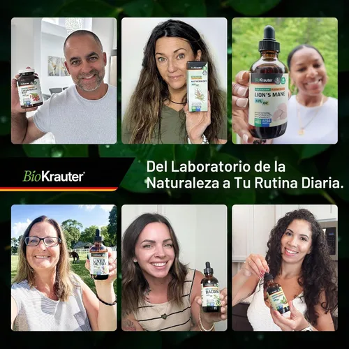 Vista 6 de BIO KRAUTER - Tintura de bayas de espino para soporte circulatorio, 4 onzas líquidas