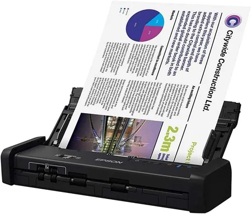 Vista 2 de Epson Escáner móvil DS-320 con ADF: 25ppm, controladores Twain e ISIS, garantía de 3 años