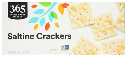 Vista 3 de 365 by Whole Foods Market, Galletas saladas tipo Saltine, 16 onzas