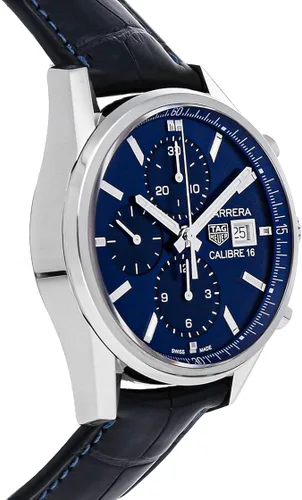 Vista 4 de Tag Heuer Carrera CBK2112FC6292 - Reloj cronógrafo automático con esfera azul