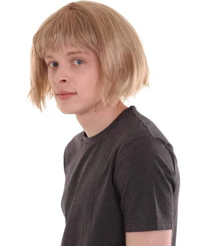 Vista 2 de Peluca para cosplay Dumb and Dumber Harry Dunne Gorra sin tapa transpirable diseñada HM-218
