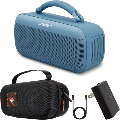 Vista 10 de Bose SoundLink Max Altavoz portátil, altavoz Bluetooth impermeable grande, hasta 20 horas de duración de la batería, USB-C, entrada AUX integrada