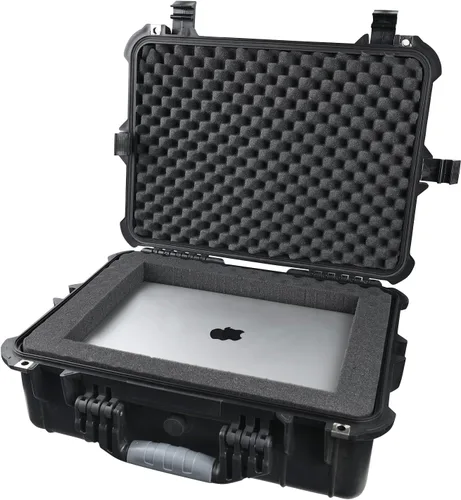 Vista 9 de MEIJIA Funda protectora impermeable IP67 portátil para todo tipo de clima, funda rígida para cámara con espuma personalizable, protección perfecta