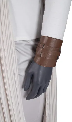 Vista 5 de Rey Costume Accessories, Wrist Guard Belt with Holster Star War Cosplay Assembly