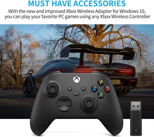 Vista 3 de Adaptador inalámbrico Dongle Accesorios con chip IC oficial para PC Windows 10 11 Compatible con controlador Xbox One