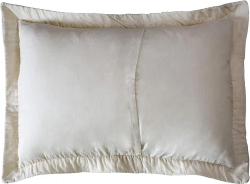 Vista 3 de Brandream Juego de 2 fundas de almohada acolchadas con palmera beige, tamaño estándar, con costuras de lujo, 100% algodón, fundas de almohada