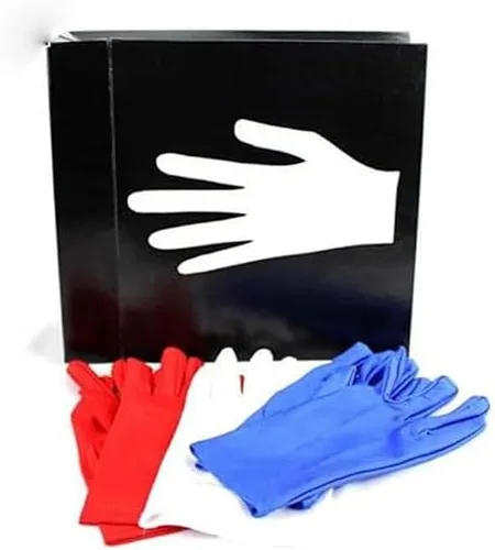 Vista 3 de Generic Guantes de trucos de magia, guantes de cambio de color, truco de bolsillo para magos, fácil de aprender, portátil