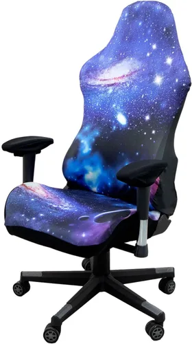 Vista 9 de Fundas para sillas de videojuegos, con funda para reposabrazos, fundas para sillas de computadora, elásticas, lavables a máquina, funda de asiento