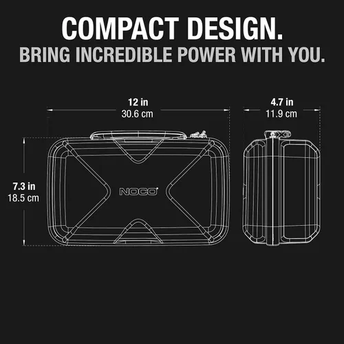 Vista 7 de NOCO GBC102 Boost X Estuche de Protección EVA para Arrancadores de Batería UltraSafe GBX55 de Litio