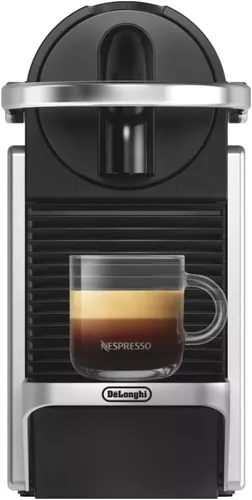 Vista 4 de De'Longhi Nespresso Pixie EN127.S, cafetera totalmente automática, cafetera de un botón con multifunción, juego de bienvenida incluido, diseño