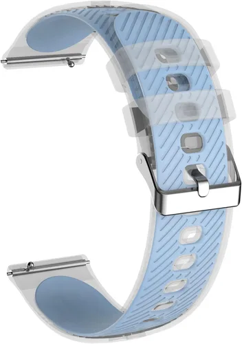 Vista 2 de RuenTech Compatible con Samsung Gear S3 Classic/Frontier - Correa de reloj de silicona suave, correa deportiva de repuesto impermeable para Samsung